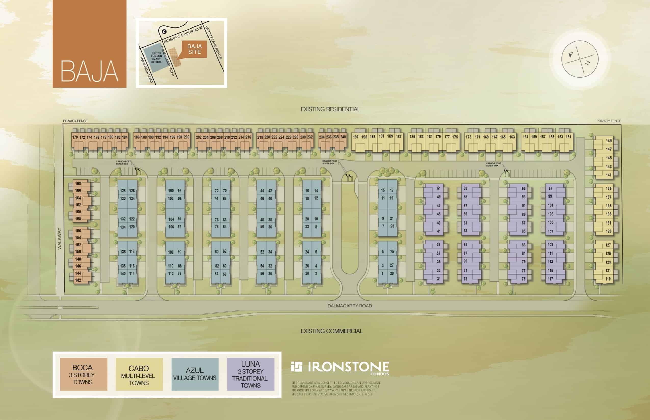 BAJA Site Plan & Location
